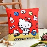 義大利Fancy Belle《Sanrio-HELLO KITTY經典復古》麂皮靠墊 45*45CM