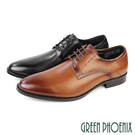GREEN PHOENIX
全真皮綁帶德比紳士鞋