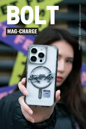 Skinarma Bolt 閃電漩渦磁吸防摔手機殼 附掛繩環 for iPhone 15