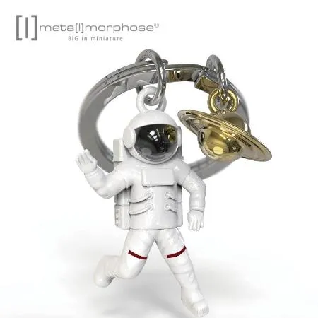 Metalmorphose 比利時 MTM - 白色太空人鑰匙圈