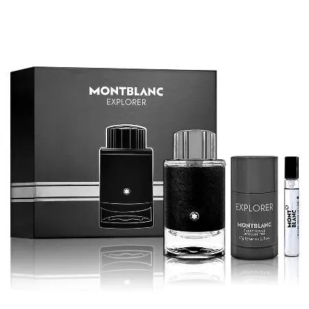 MONTBLANC 萬寶龍 探尋旅者淡香精禮盒(淡香精100ML+淡香精7.5ML+體香膏75g)