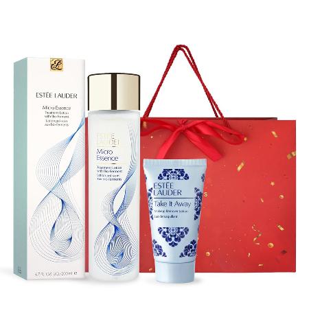 ESTEE LAUDER 雅詩蘭黛 原生露+潔顏露+ 禮袋歡慶組