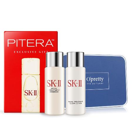 SK-II 經典兩件套(青春露+亮采化妝水)+鐵盒繽紛組