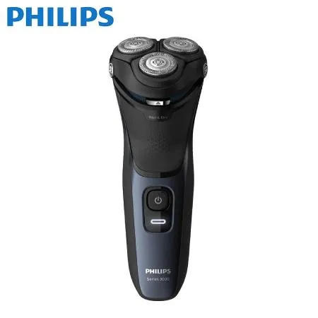 ◆PHILIPS◆飛利浦 乾濕兩用 三刀頭電鬍刀 S3134 風暴藍 【福利品】