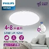 Philips 飛利浦 悅歆 LED 調光調色吸頂燈42W/5300流明(PA010/PA011)