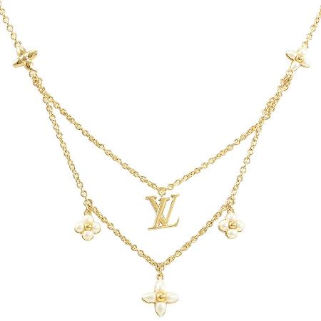 Louis Vuitton
經典吊墜珠飾花卉鎖骨鍊
