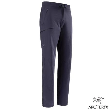 【ARCTERYX 始祖鳥】男 Gamma 彈性耐磨軟殼長褲.防風防水登山健行褲.休閒長褲_X000008028 黑寶石