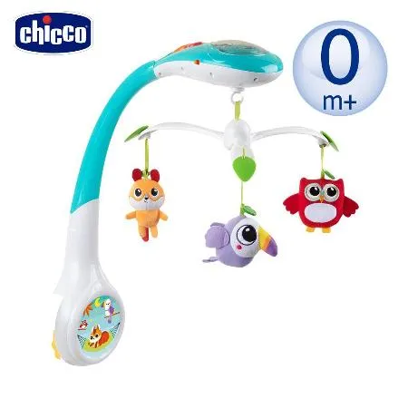 chicco-魔法森林動物旋轉音樂鈴