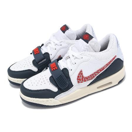 休閒鞋 Air Jordan Legacy 312 Low GS 大童鞋 女鞋 藍 紅 爆裂紋