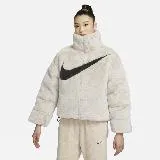 【NIKE】AS W NSW TF ECDWN GS COZY FUR 女 羽絨外套 米灰-FN0461104