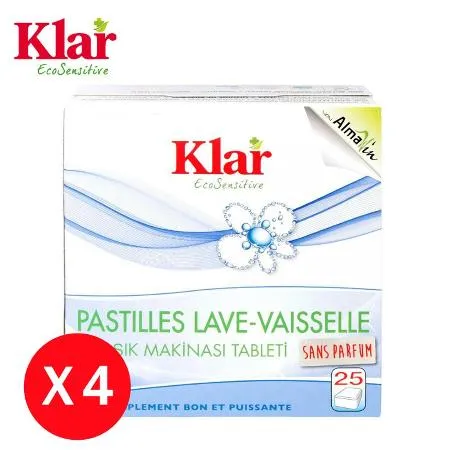 德國Klar-環保洗碗錠(洗碗機專用) 20gx25入 x 4盒