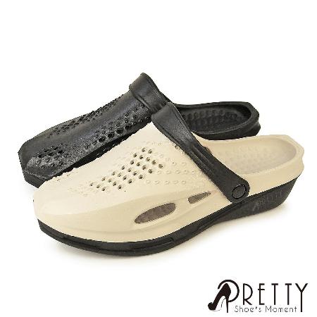 【Pretty】
男女大尺碼防水洞洞鞋