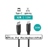 Choetech Type-C to Lightning PD快充 1.2M充電線（IP0040）｜WitsPer智選家