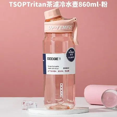 TSOP Tritan 茶濾冷水壺 860ml-粉色