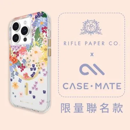 CASE·MATE x Rifle Paper Co. iPhone 15 ProMax MagSafe軍規防摔保護殼