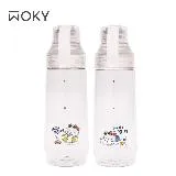 【WOKY 沃廚】三麗鷗聯名 ECOZEN® 透明瓶600ml