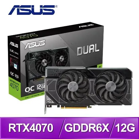 ASUS 華碩 DUAL-RTX4070-O12G 顯示卡