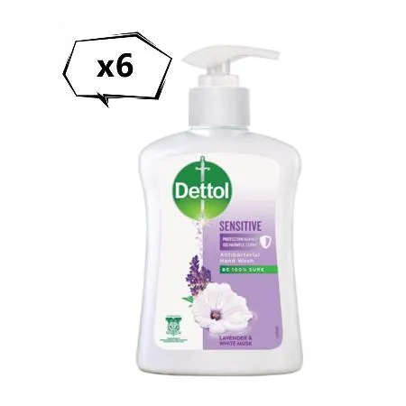 Dettol 經典松木潔手液洗手乳--敏感肌膚(245ml)*6