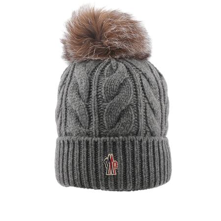 【Moncler】
拼色毛球喀什米爾毛帽