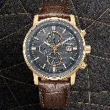 CITIZEN星辰 Chronograph系列 鐵窗花設計 光動能計時腕錶／CA0843-11H／43mm