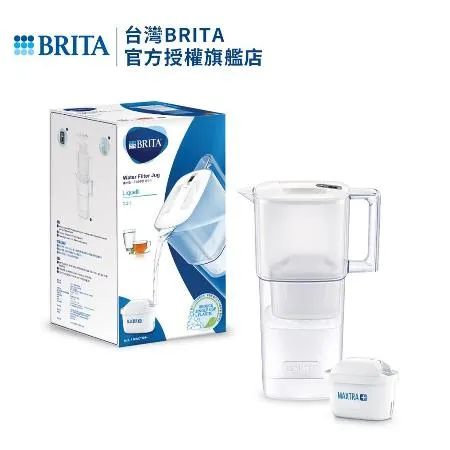 【德國BRITA】日系力酷liquelli簡約濾水壺2.2L (含一壺一芯)｜台灣BRITA官方授權