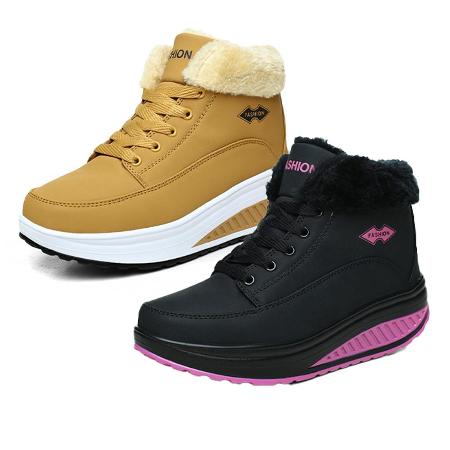 JOYCE
反摺絨厚底雪靴健走鞋