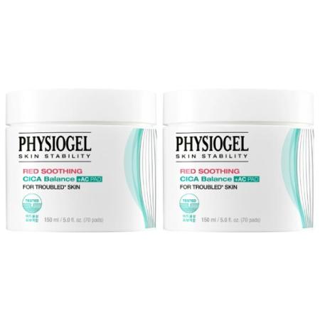 Physiogel潔美淨 積雪草水楊酸毛孔緊緻淨膚棉 70片 2入組