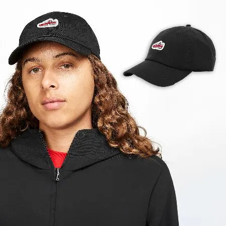 Nike 棒球帽 Club Air Max 1 黑 紅 可調式帽圍 刺繡LOGO 老帽 帽子 FN4402-010