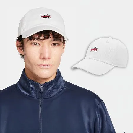 Nike 棒球帽 Club Air Max 1 白 紅 可調式帽圍 刺繡LOGO 老帽 帽子 FN4402-100