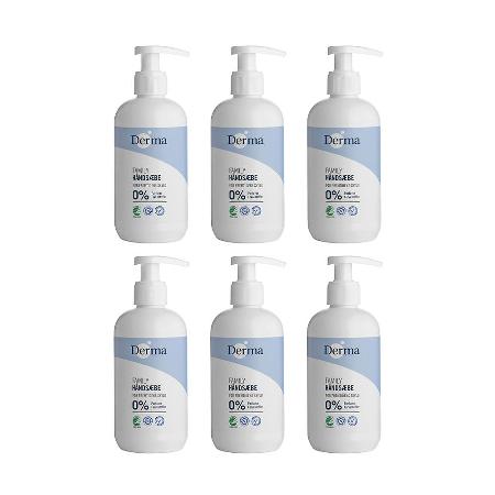 Derma 保濕洗手露250ml 6入組