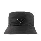 【PRADA】Re-Nylon Bucket Hat 漁夫帽 S (黑色)