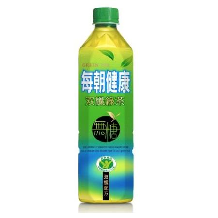 每朝健康 雙纖綠茶650ml(24入/箱)