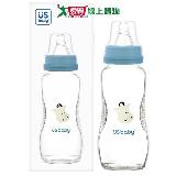 優生 真母感玻璃瓶 一般口徑 L240ml-企鵝 超耐熱玻璃 人體工學 透過【愛買】