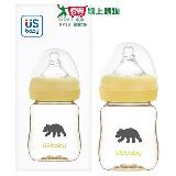優生 真母感PPSU奶瓶160ml-臺灣黑熊 透過SGS 無重金屬塑化劑 不含雙【愛買】
