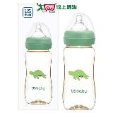 優生 真母感PPSU奶瓶330ml-綠蠵龜 透過SGS 無重金屬塑化劑 不含雙酚A 【愛買】