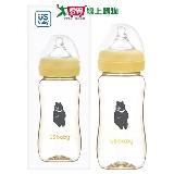 優生 真母感PPSU奶瓶330ml-臺灣黑熊 透過SGS 無重金屬塑化劑 不含雙【愛買】