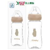 優生 真母感TRITAN奶瓶300ml-棕熊 無雙酚A 可反覆高溫消毒 耐衝性與【愛買】