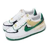 Nike 休閒鞋 Wmns AF1 Shadow 女鞋 白 藍 多色 皮革 低筒 AF1 經典 DZ1847-102