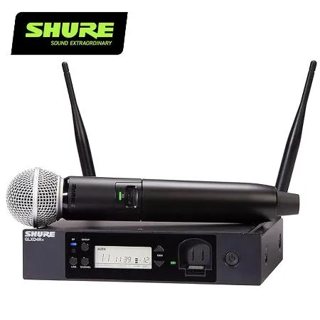 SHURE GLXD24R+/B87A 手持式人聲麥克風/高級數位無線麥克風系統-全新雙頻無線技術/原廠公司貨