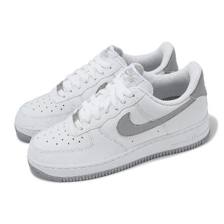 Nike 休閒鞋 Air Force 1 07 男鞋 女鞋 白 灰 灰勾 百搭 小白鞋 AF1 FJ4146-100