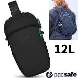 【Pacsafe】Eco Anti-Theft 防盜斜背包12L.單肩胸包.RFID_41103138 黑