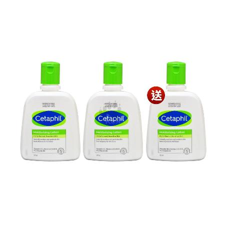 【買2送1】Cetaphil 舒特膚 長效潤膚乳237ml X2入(保濕乳液.臉部身體適用)