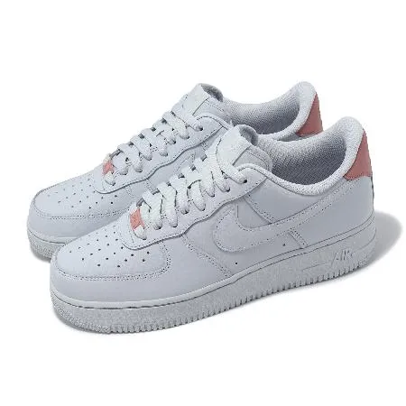 Nike 休閒鞋 Air Force 1 07 男鞋 AF1 情人節 白 珊瑚粉 HF0729-001