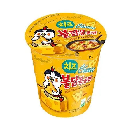 【三養】火辣雞肉風味鐵板炒麵(起司風味)70G / 2入