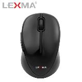 【LEXMA 雷馬】M300R 2.4G無線光學滑鼠-黑