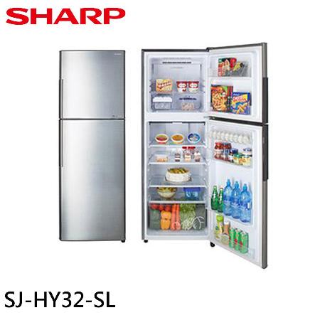 SHARP 夏普 315公升雙門變頻冰箱 SJ-HY32-SL