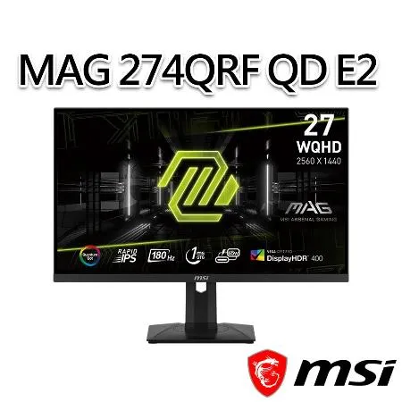 msi微星 MAG 274QRF QD E2 27吋 電競螢幕