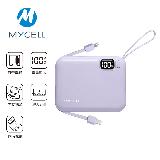 【Mycell】Mini Air 20W PD 帶線電源-紫色