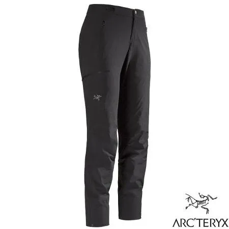 【ARCTERYX 始祖鳥】女 Gamma 輕量彈性耐磨快乾軟殼長褲.登山健行褲/X000007064-30602 黑