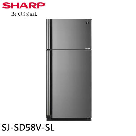 SHARP 夏普 583L自動除菌離子變頻雙門電冰箱 SJ-SD58V-SL